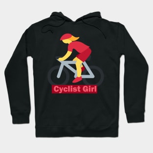 Cyclist girl Hoodie